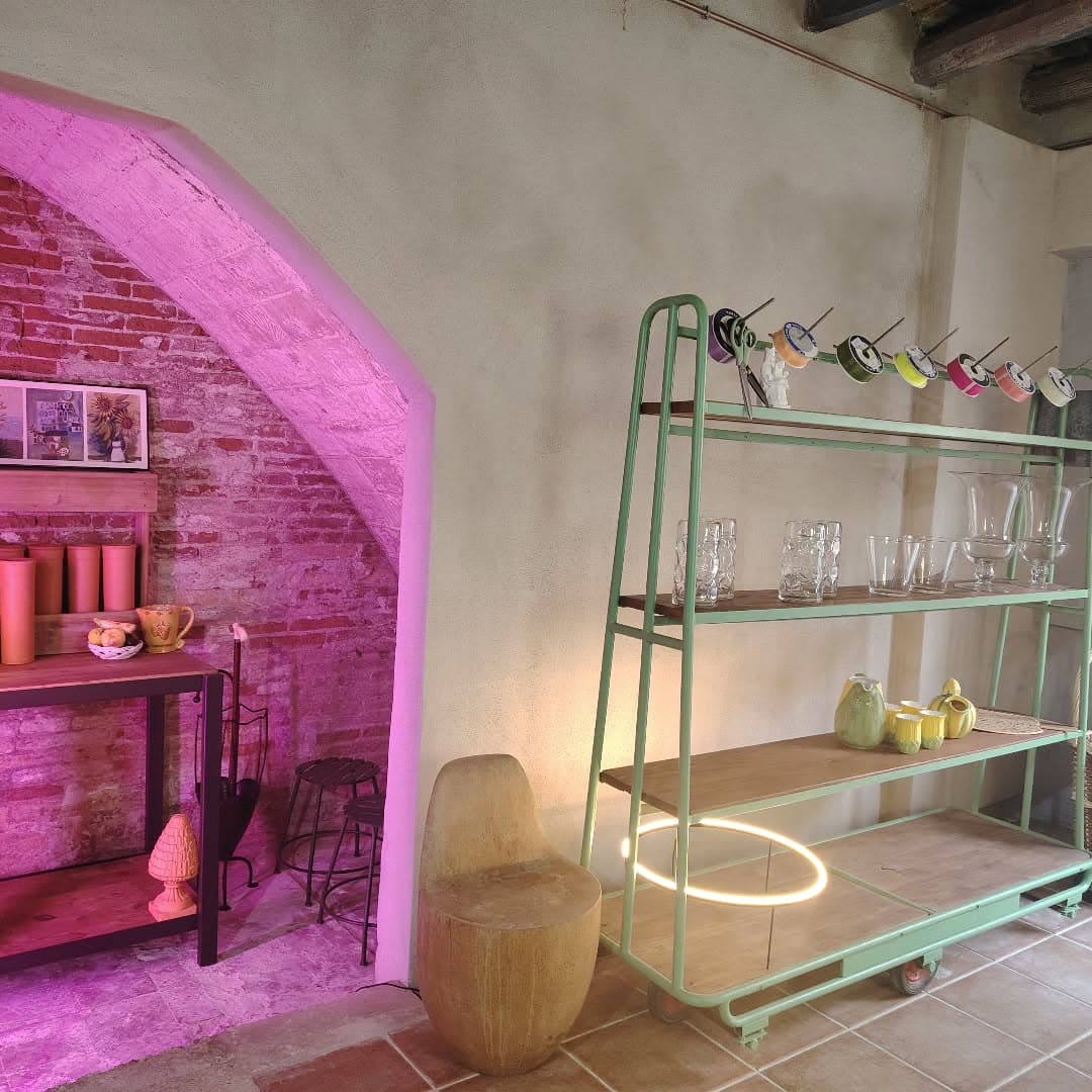 Interior of Labouqueteria's creative space in Sitges